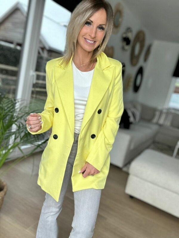 N° 35 Blazer Coco - Jaune – Image 5