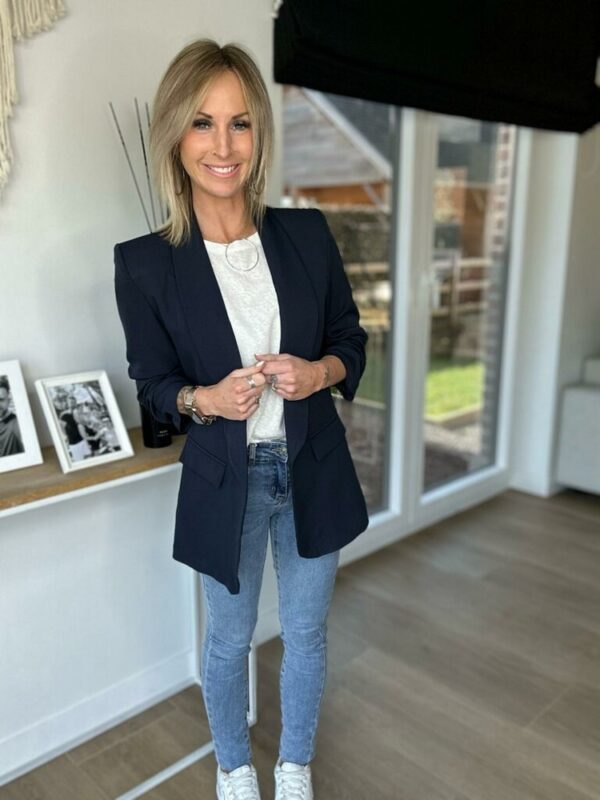 Blazer Justine - Bleu marine – Image 2